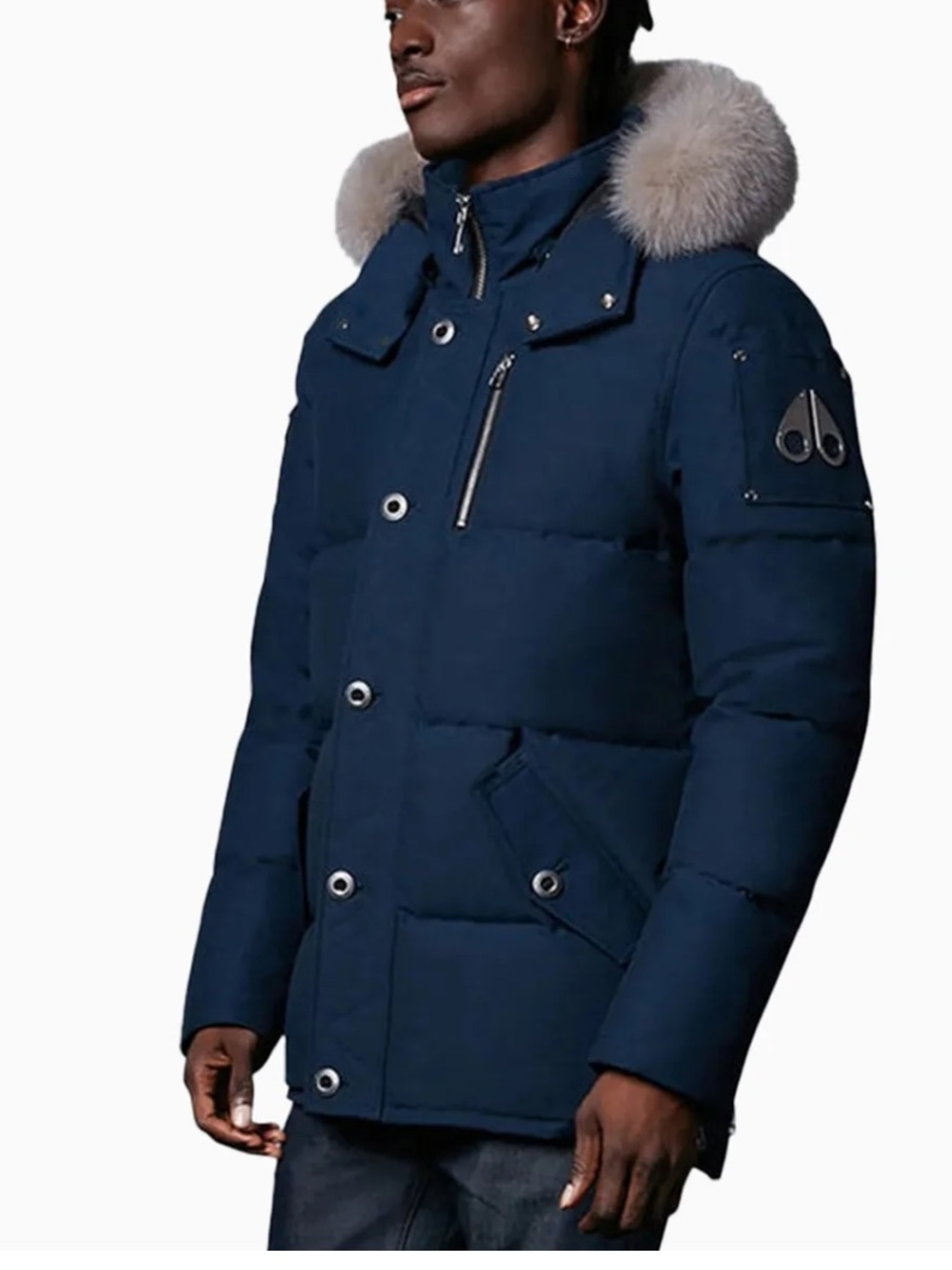 Moose Knuckles Mens 3Q Hooded Puffer Jacket